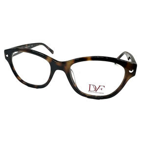 NEW Diane von Furstenberg DVF 5072 240 Glossy Tortoise Cats Eye Frames 50-19-135